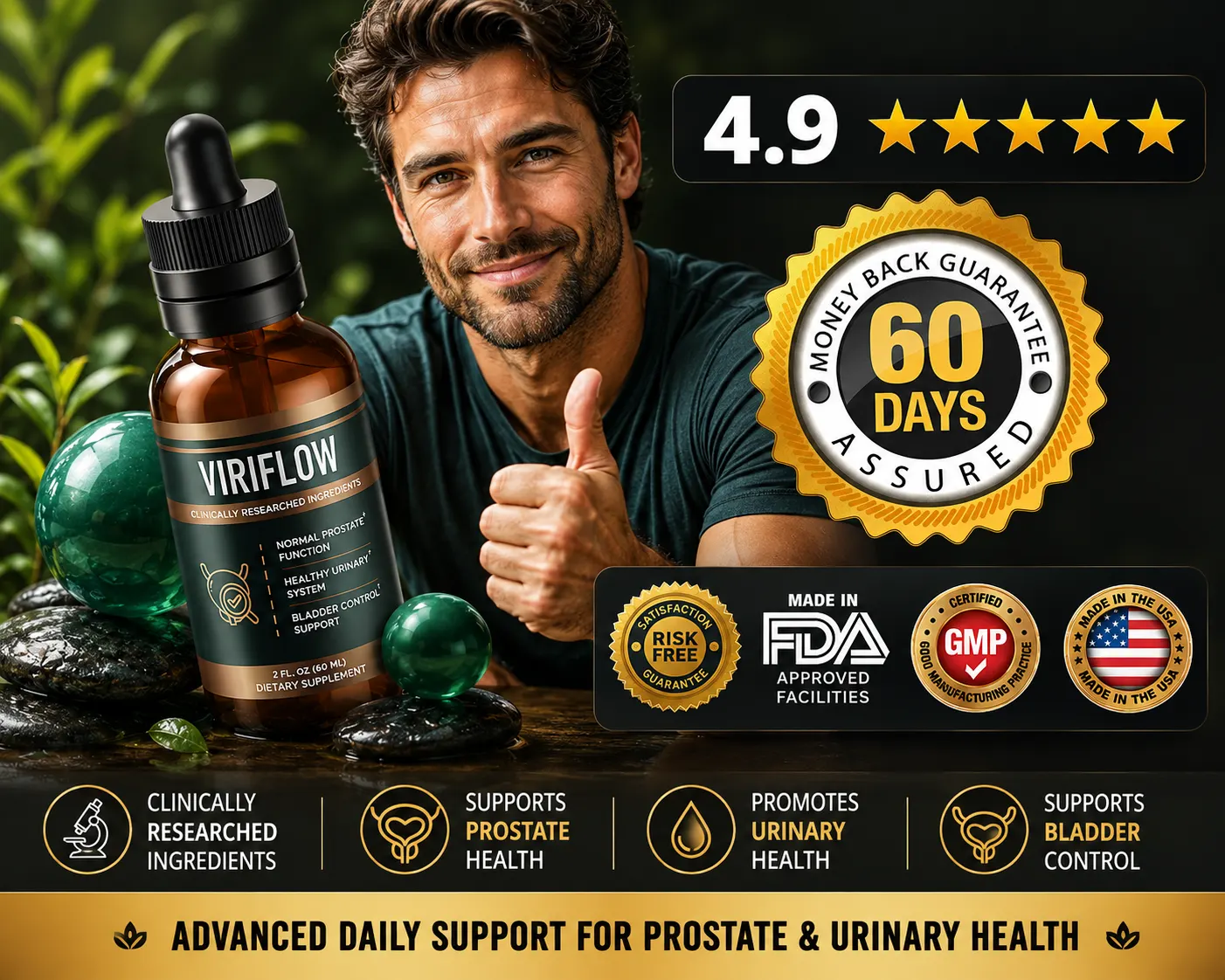 ViriFlow Men's Vitality Support Formula